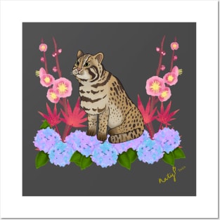 Tsushima leopard cat 'Tsushima dreams' Posters and Art